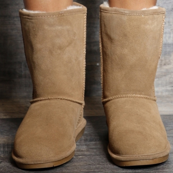Bearpaw Womens Tall Fur Suede boots shoes sz 7 - Picture 14 of 14